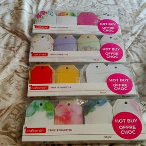 Craft Tags 4 boxes